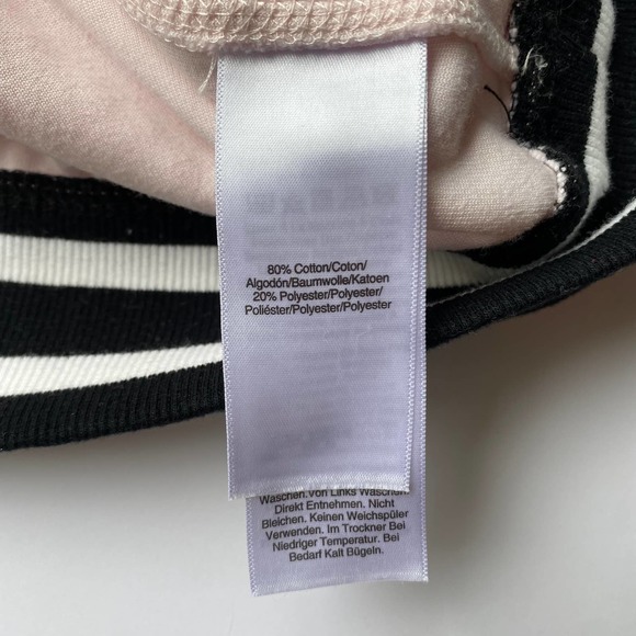 DKNY Sport Pink Velour Spell Out Pullover Sweater - Picture 8 of 10